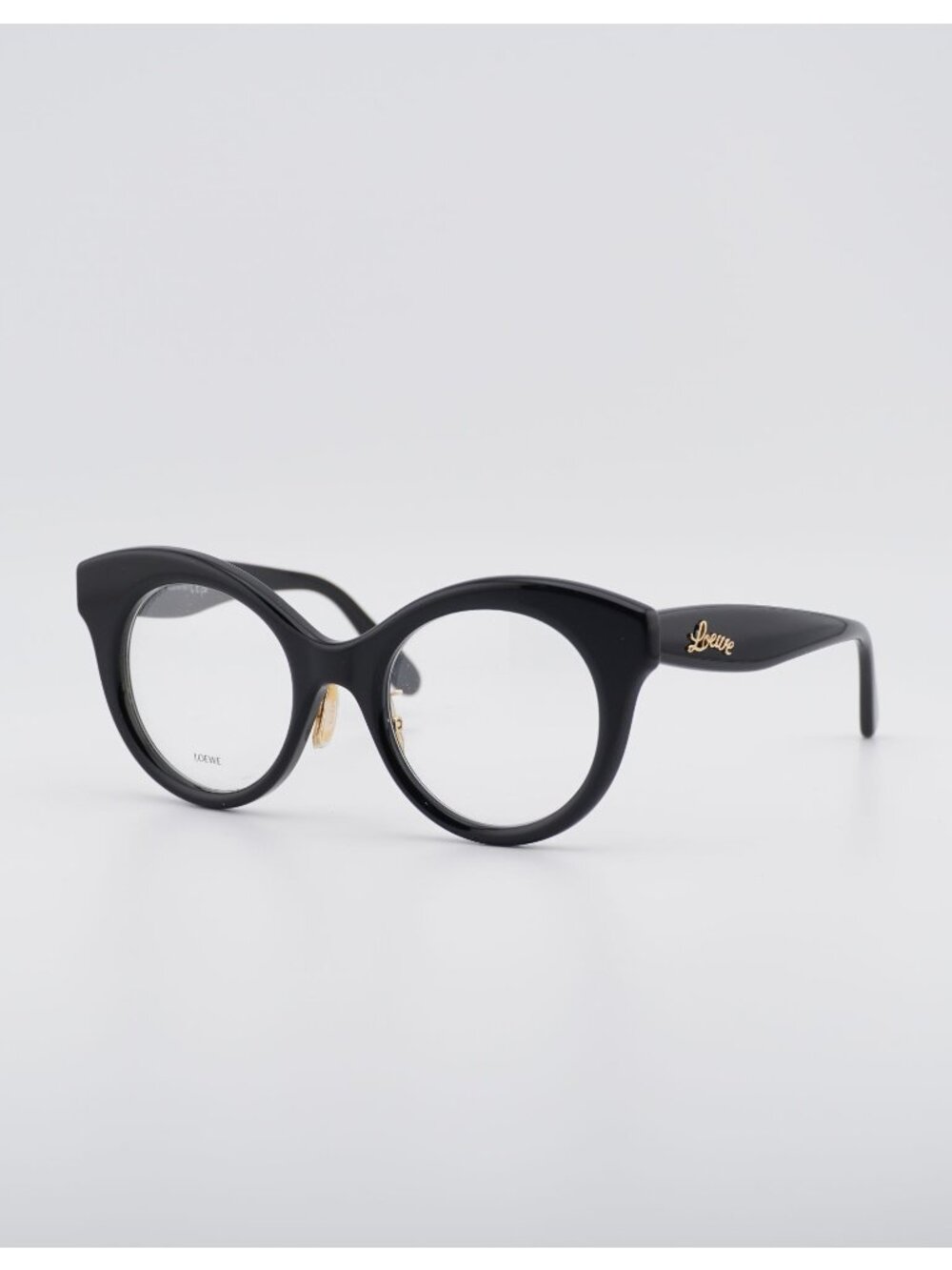 Loewe LW50074F 001 Eyeglasses Black 50mm Cat Eye Frame